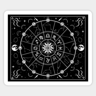 Zodiac Wheel Magnet